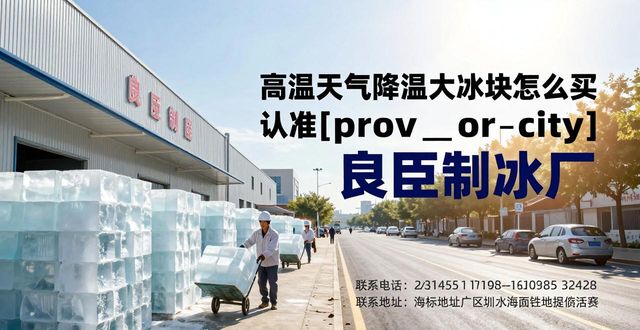 高温天气降温大冰块怎么买 认准奉贤良臣制冰厂