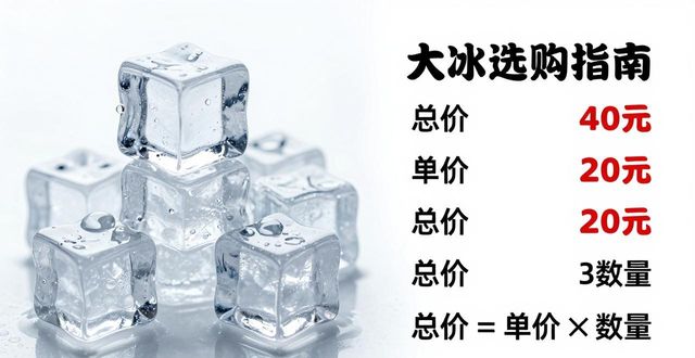 大冰块价格到底怎么算？奉贤冰块选购指南