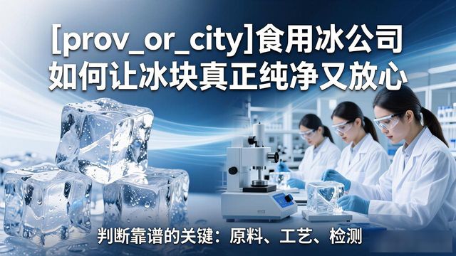 奉贤食用冰公司如何让冰块真正纯净又放心